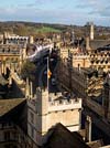 View from St Marys Church Tower in Oxford