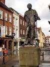 Photograph  Elgar statue at Worcester